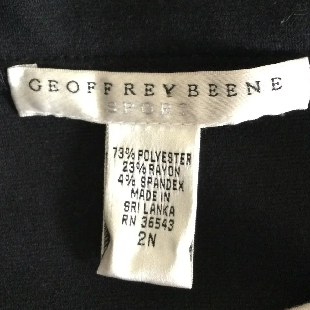 Geoffrey Beane Sport Vintage Black Dress, Size‎ 2